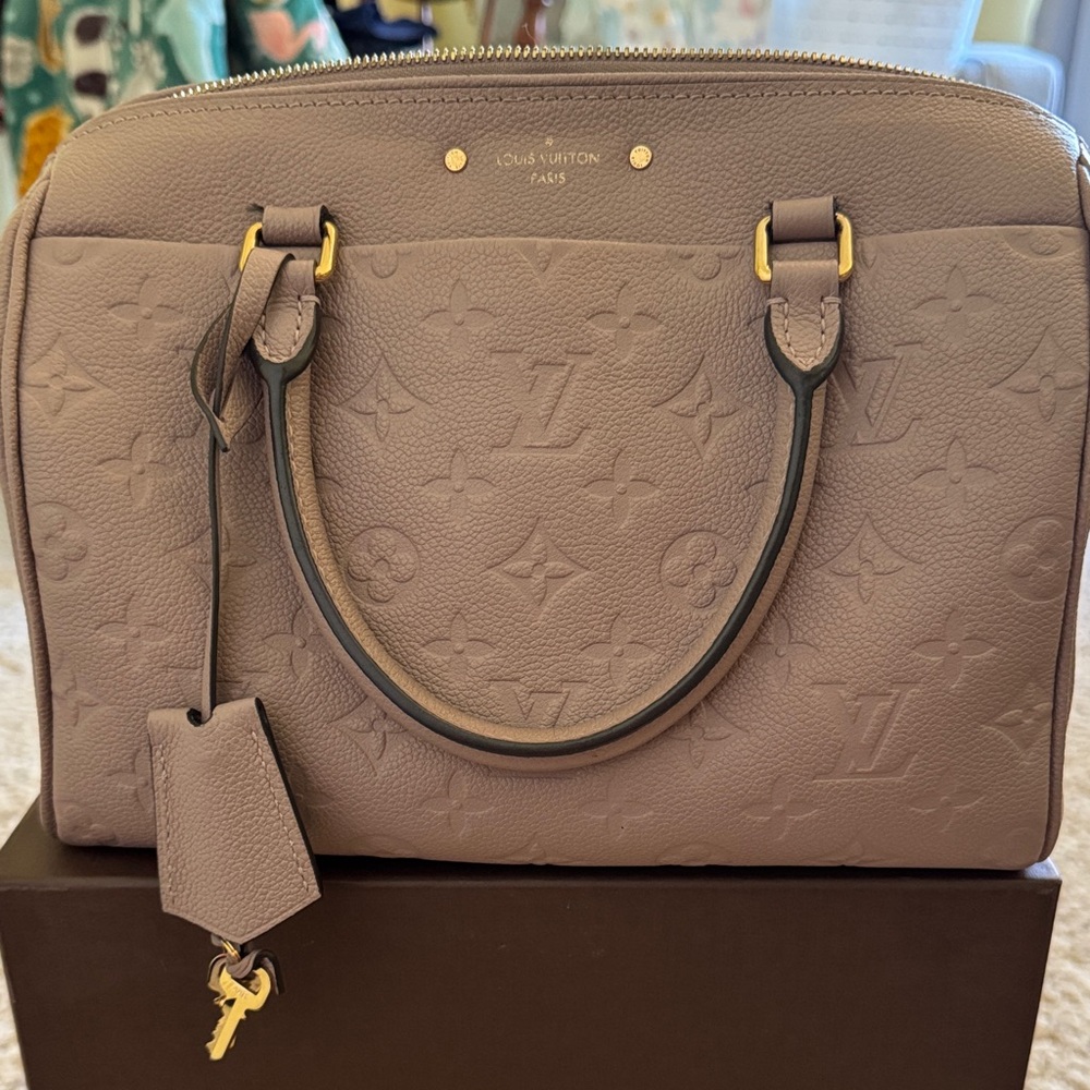 Louis Vuitton Empreinte Tourterelle Speedy 25 Bandouliere